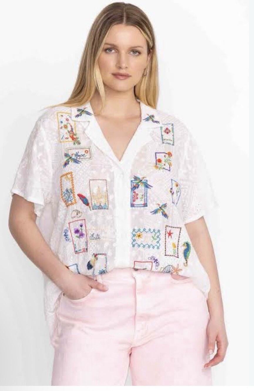Johnny Was - Cooper Andreia Button up Blouse Size:S